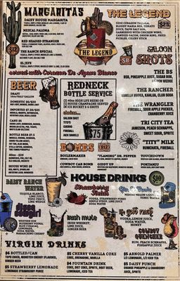 Menu photo 3 Daisy Ranch Saloon Richland, WA