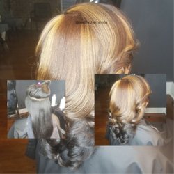 Healthy Hair Snobs - Single process with a pop of highlights