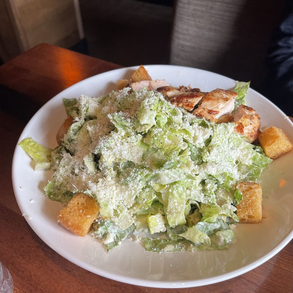 Stoney River - Grilled chicken Caesar Salad - Steakhouses Near Me - Roswell, Georgia Stoney River - Grilled chicken Caesar Salad - Steakhouses Near Me - Roswell, Georgia