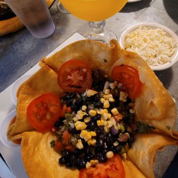 Don Pancho Mexican Grill - Taco bowl, sans lettuce and queso on the side. - Mexican Near Me - Pasadena, Maryland Don Pancho Mexican Grill - Taco bowl, sans lettuce and queso on the side. - Mexican Near Me - Pasadena, Maryland