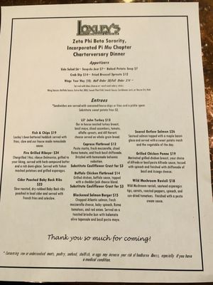 Menu photo 5 Loxley’s Lancaster, PA