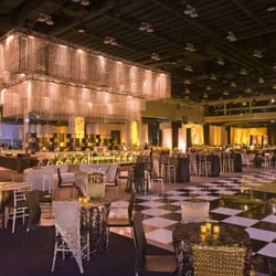 All Occasions Event Rental - Corporate event - black, white and gold color scheme