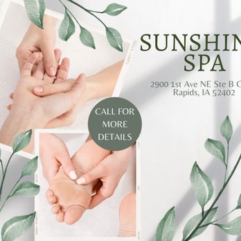 Sunshine Spa - Massage Near Me - Cedar Rapids, Iowa