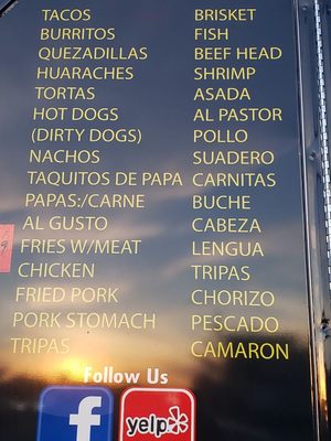 Menu photo 6 Tacos La Doña San Gabriel, CA