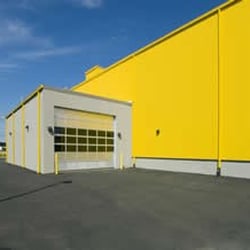 The drive-in loading area makes it convenient to unload items from your vehicle without having to deal with the weather.