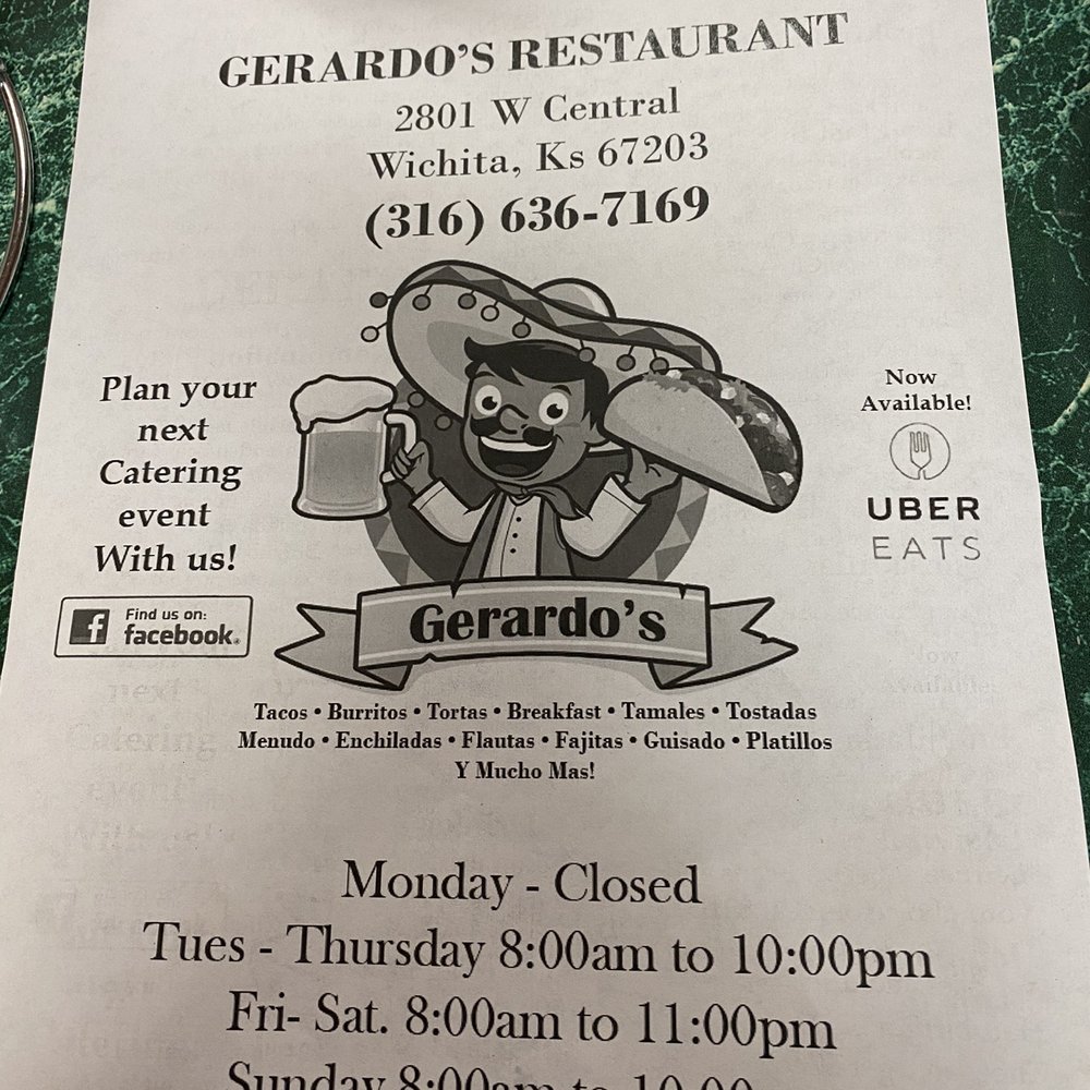 Gerardo’s Restaurant - Mexican Near Me - Wichita, Kansas Gerardo’s Restaurant - Mexican Near Me - Wichita, Kansas