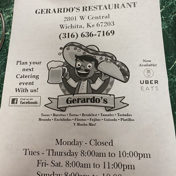Gerardo’s Restaurant - Mexican Near Me - Wichita, Kansas Gerardo’s Restaurant - Mexican Near Me - Wichita, Kansas