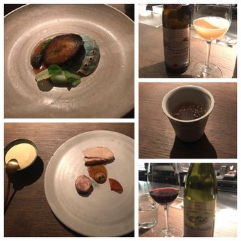 Commis - Berliner-Weiss beer paired with: 1. Abalone 2. Chicken broth 3. Roasted chicken and nepitella, peaches and emulsion of the renderings. - New American Near Me - Oakland, California Commis - Berliner-Weiss beer paired with: 1. Abalone 2. Chicken broth 3. Roasted chicken and nepitella, peaches and emulsion of the renderings. - New American Near Me - Oakland, California