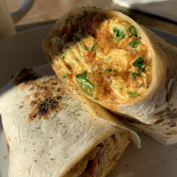 Lola Coffee - Chorizo, spinach, tomato, egg, and mozzarella cheese burrito - Coffee & Tea Near Me - Phoenix, Arizona