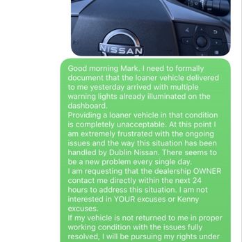 Dublin Nissan - The message to and from the GENERAL MANAGER MARK - Car Dealers Near Me - Dublin, California