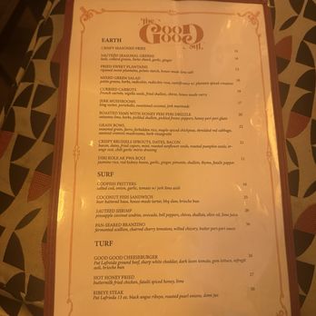 The Good Good - Menu - New American Near Me - New York, New York The Good Good - Menu - New American Near Me - New York, New York