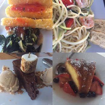 Kitchen Sync - Appetizer - fried grits, entree- shrimp scampi, dessert - smore cake and chablis cake - Pizza Near Me - Greenville, South Carolina