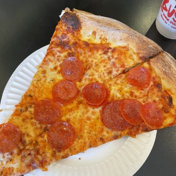 Gus's New York Pizza - Pepperoni slices this counts as two slices, looks like one cut in half .. but ‍ - Pizza Near Me - Tempe, Arizona
