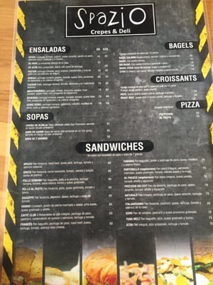 Menu photo 4 Spazio Rosarito, BCN