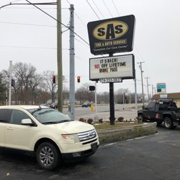 Exterior photo of SAS Tire & Auto Service - Elkhart, Indiana Exterior photo of SAS Tire & Auto Service - Elkhart, Indiana