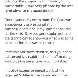 Nexgen Dentistry - Thank you so much, Mr. Philips for your positive feedback and sharing your experience. We really appreciate you , see you soon !