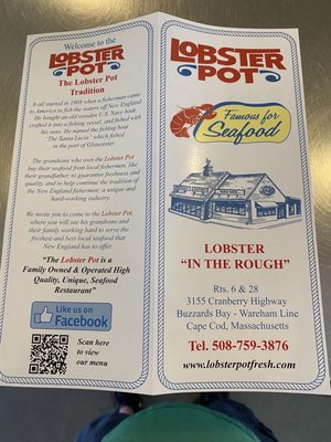 Menu photo 2 Lobster Pot East Wareham, MA