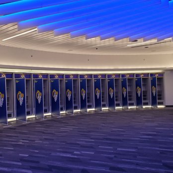 SoFi Stadium - LA Rams locker room. - Stadiums & Arenas Near Me - Inglewood, California SoFi Stadium - LA Rams locker room. - Stadiums & Arenas Near Me - Inglewood, California