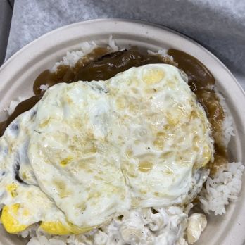 Rainbow Drive-In - Loco Moco Plate - Hawaiian Near Me - Honolulu, Hawaii