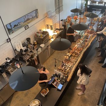 Baked Bar - people standing at counter with food - Bakeries Near Me - Culver City, California