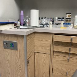 Unorganized, materials old and outdated. Equipment doesn't come in sanitary and sterile packaging.