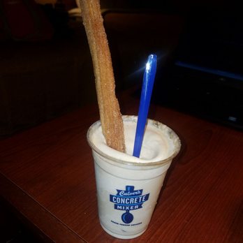 Tacos R Us - Churro buried in a Culver's pumpkin gingerbread concrete mixer. Muy Delicioso! - Tacos Near Me - Joliet, Illinois