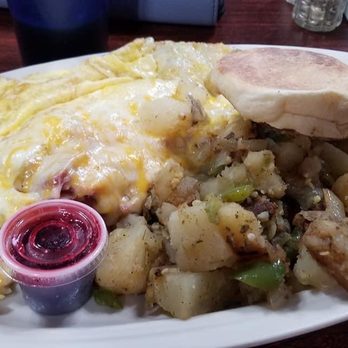 Wilderness Eatery - an omelet, potatoes, and hash browns - Coffee & Tea Near Me - Riggins, Idaho Wilderness Eatery - an omelet, potatoes, and hash browns - Coffee & Tea Near Me - Riggins, Idaho