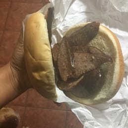 Homemade Pork Sausages Sandwich