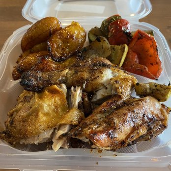 Chimichurri Charcoal Chicken - 1/2 (D.M) charcoal Grilled Chicken, 2 S.D - Salad Near Me - Carle Place, New York Chimichurri Charcoal Chicken - 1/2 (D.M) charcoal Grilled Chicken, 2 S.D - Salad Near Me - Carle Place, New York