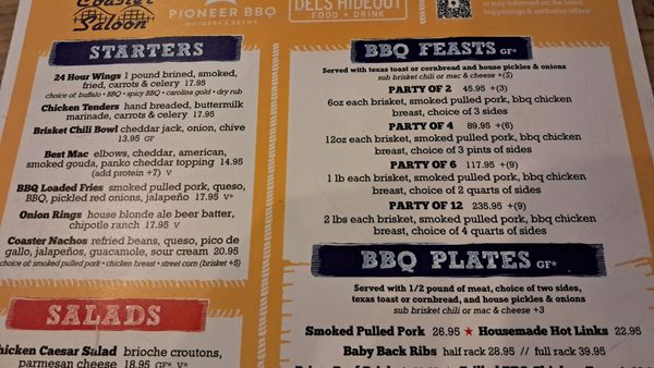 Menu photo 6 Coaster Saloon San Diego, CA Menu photo 6 Coaster Saloon San Diego, CA