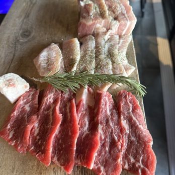 Pigya - Meats waiting to be grilled - Korean Near Me - Los Angeles, California