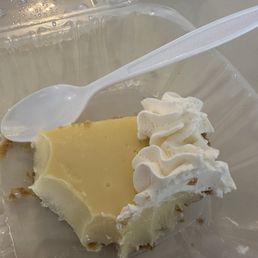 Gluten free key lime pie. (Couldn't wait to taste it)