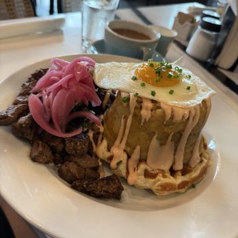 Bistro Cafe - Trifungo with steak - Breakfast & Brunch Near Me - Miami, Florida