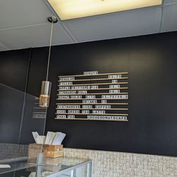 Vegan Donut Gelato - Le menu August 2023