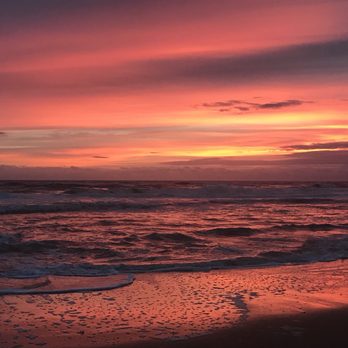 Coral Sands Oceanfront Resort - Spectacular sunrise! View  from Coral Sands RV - Resorts Near Me - Ormond Beach, Florida