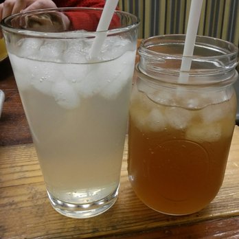 Urban Plates - Orange Soda (left), Organic Ginseng Mint Green Tea (right) - New American Near Me - Dublin, California Urban Plates - Orange Soda (left), Organic Ginseng Mint Green Tea (right) - New American Near Me - Dublin, California