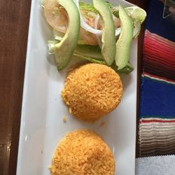 Mexico Lindo - Rice and fixings to make tacos