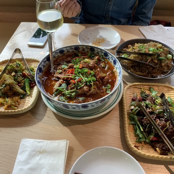 Mama Chang - Dry Fried Cauliflower, Numbing Beef Stone Pot, Northeastern Stew, and beef jerky - Chinese Near Me - Fairfax, Virginia