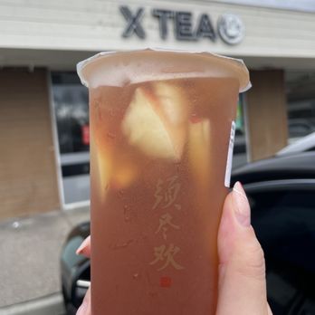 B Cafe - Peach Oolong Tea - Bubble Tea Near Me - San Jose, California