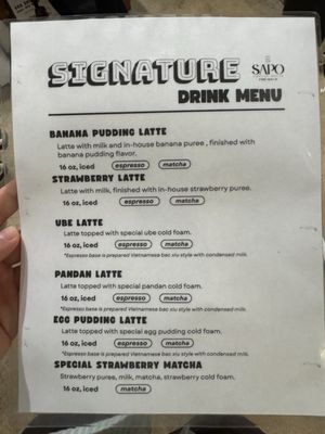 Menu photo 2 SAPO Coffee House Chicago, IL Menu photo 2 SAPO Coffee House Chicago, IL