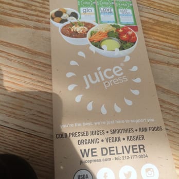Juice Press - Menu - Juice Bars & Smoothies Near Me - New York, New York Juice Press - Menu - Juice Bars & Smoothies Near Me - New York, New York