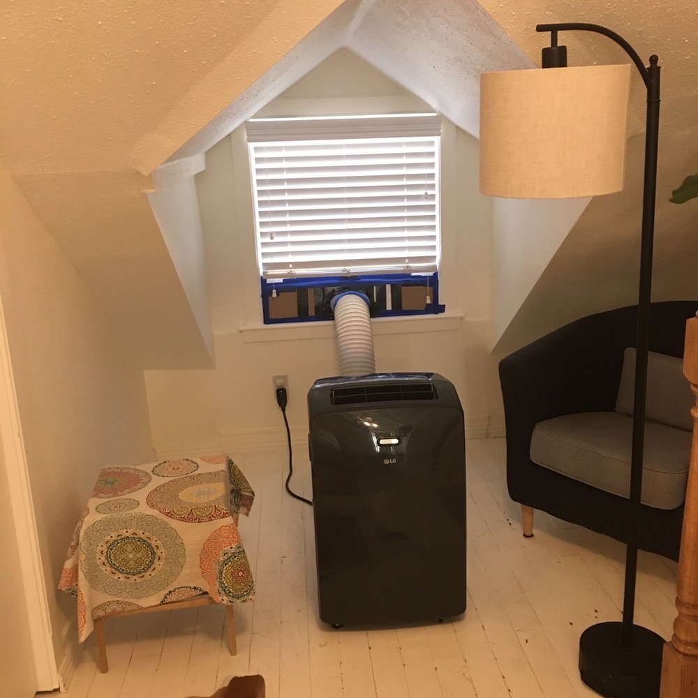 1 AC unit, upstairs 1 AC unit, upstairs