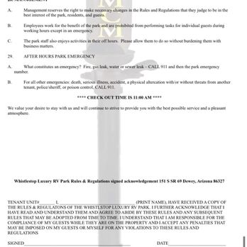 Whistlestop Luxury Rv Park - Rules - RV Parks Near Me - Dewey, Arizona Whistlestop Luxury Rv Park - Rules - RV Parks Near Me - Dewey, Arizona