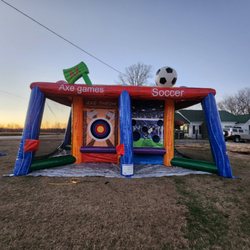 Buggies Bouncers and Party Rental - This is our awesome game station It has six games in one something for everybody and can keep a large crowd of people busy while having fun.
