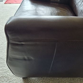 Backbreakers - Indents from stacking on leather - Junk Removal & Hauling Near Me - Freeland, Washington