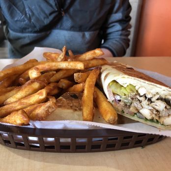 Sinbad's Grill - Chicken Shawarma Sandwich - Mediterranean Near Me - Overland Park, Kansas