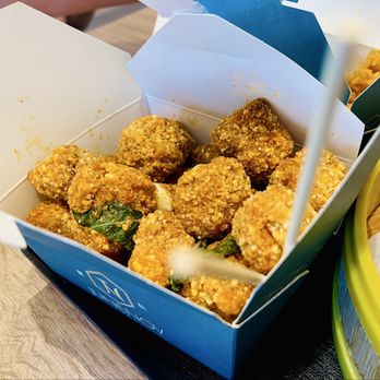 Junenov Tea - Popcorn Chicken. Dang it! Do I have to share? Get your own - Bubble Tea Near Me - Pleasant Hill, California Junenov Tea - Popcorn Chicken. Dang it! Do I have to share? Get your own - Bubble Tea Near Me - Pleasant Hill, California
