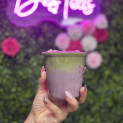 BesTeas Sip & Bite - Creamy Blueberry Matcha