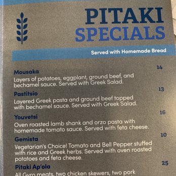Pita Pitaki - Menu - Greek Near Me - Long Beach, California Pita Pitaki - Menu - Greek Near Me - Long Beach, California