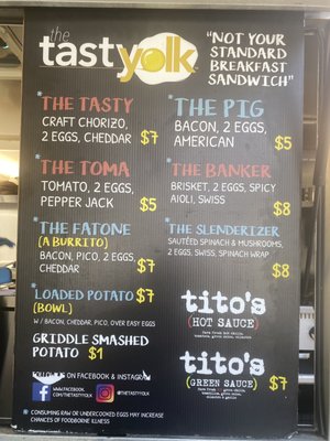 Menu photo 1 The Tasty Yolk Fairfield, CT Menu photo 1 The Tasty Yolk Fairfield, CT